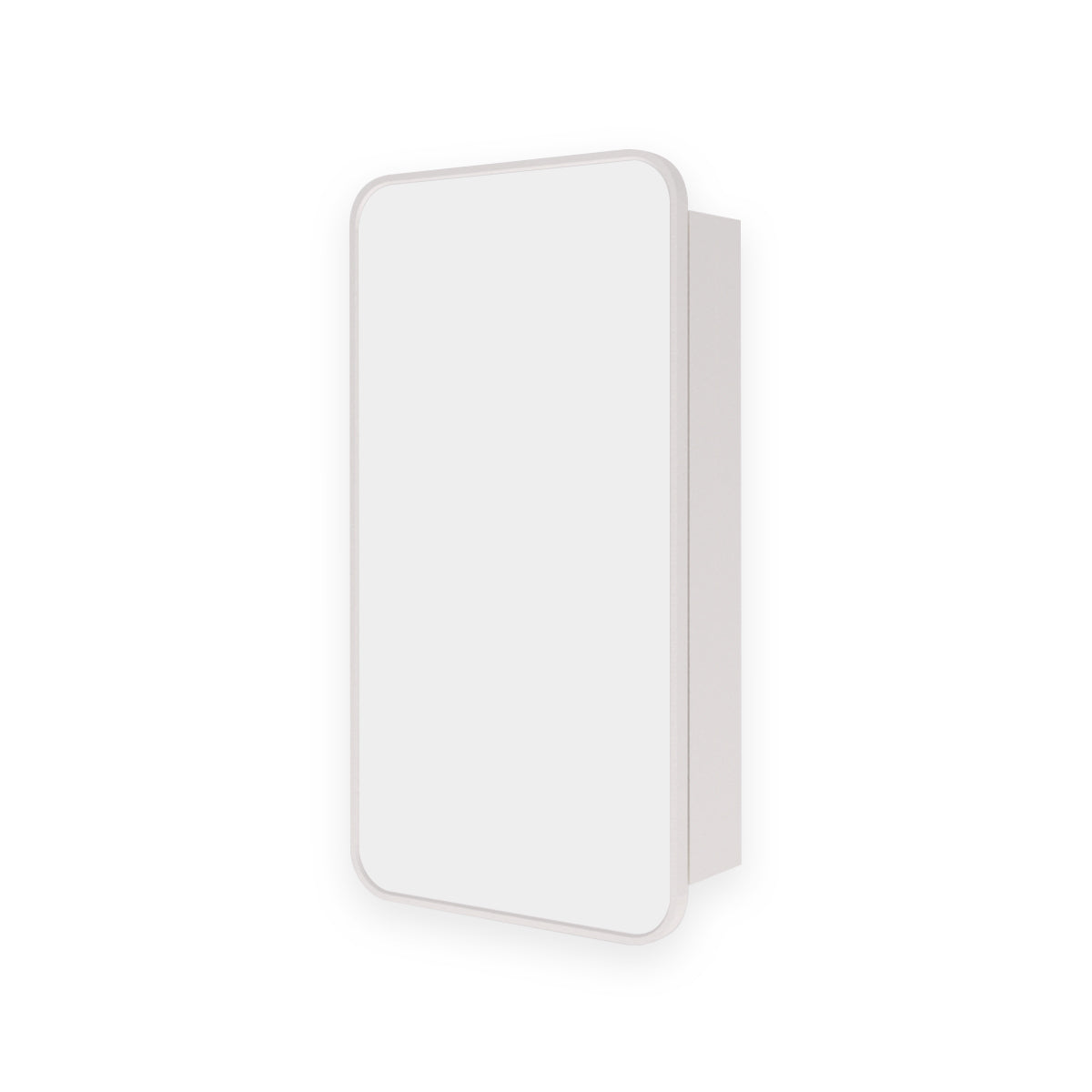 Tydex ClearView 15 in. W x 24 in. H Framed Recessed Rectangular Aluminum Medicine Cabinet with Mirror