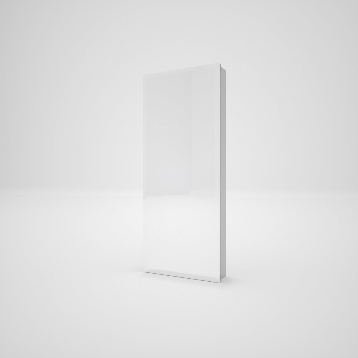 Tydex LuminaCare 15 in. W x 36 in. H Rectangular Aluminum Medicine Cabinet with Mirror