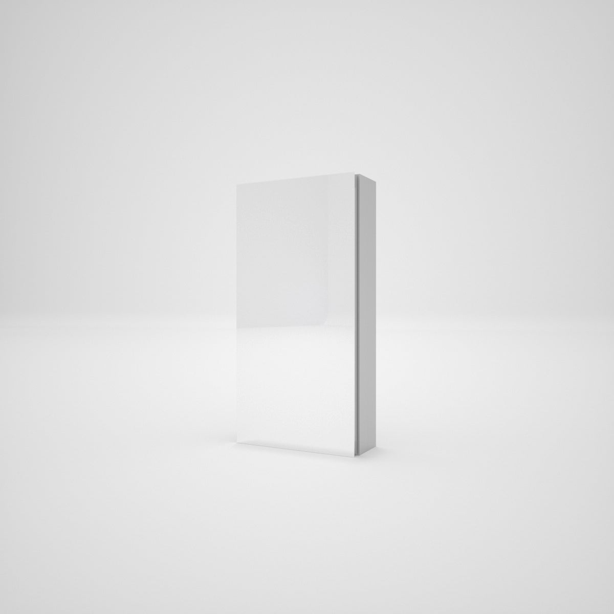 Tydex LuminaCare 12 in. W x 24 in. H Rectangular Aluminum Medicine Cabinet with Mirror