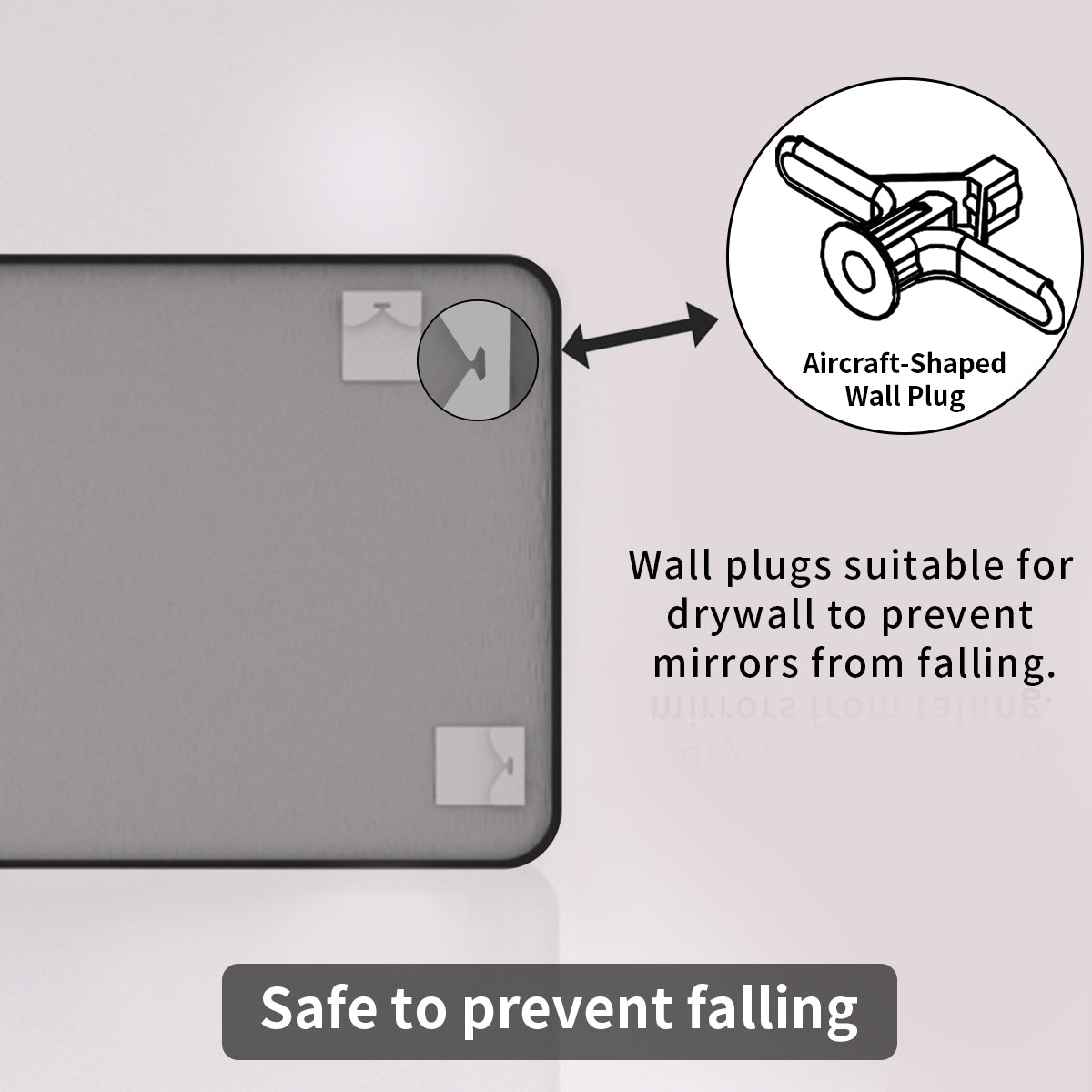 Taimei 32 in. W x 24 in. H Rectangular Framed Wall Bathroom Vanity Mirror in Matte Black