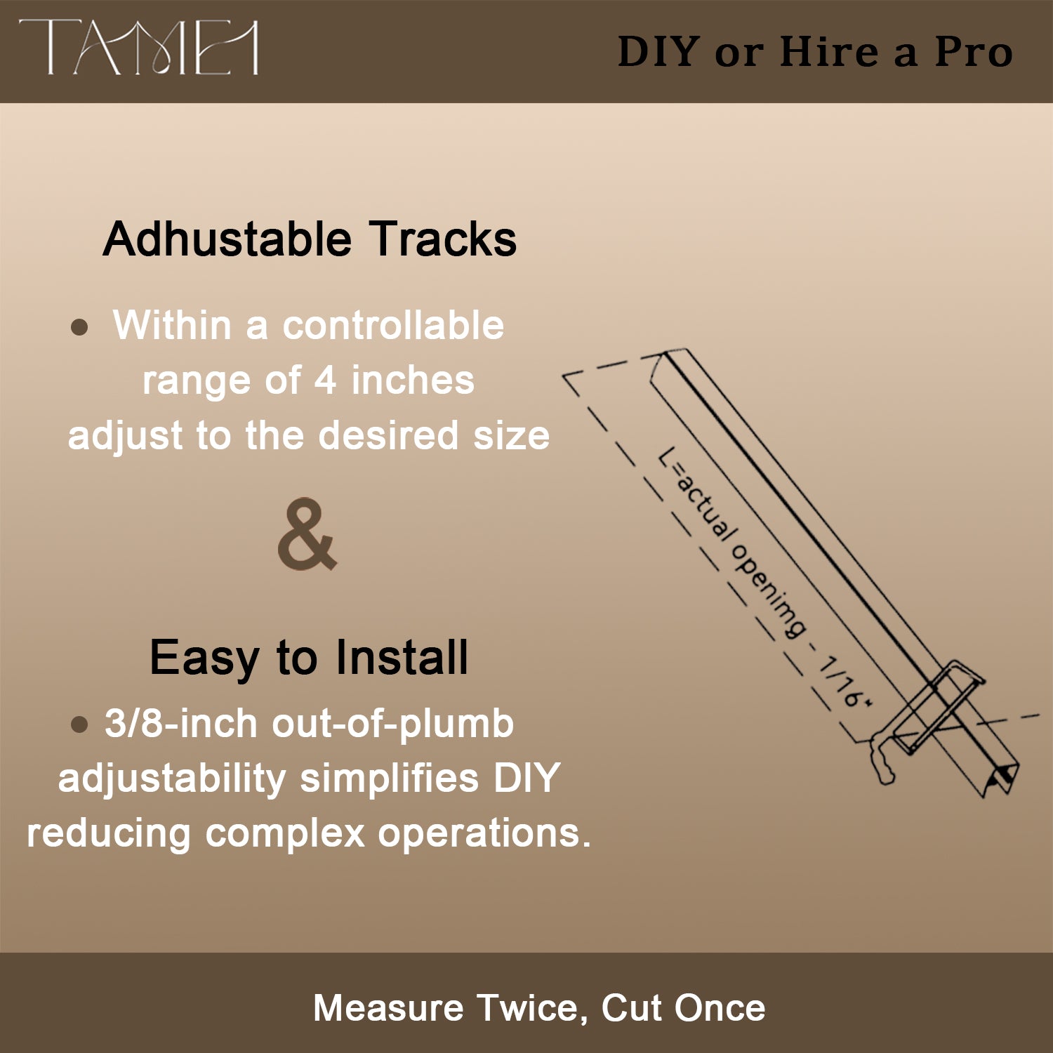 TaiMei 59 in. W x 56 in. H Sliding Framed Tub/Shower Door with Clear Glass and Handles