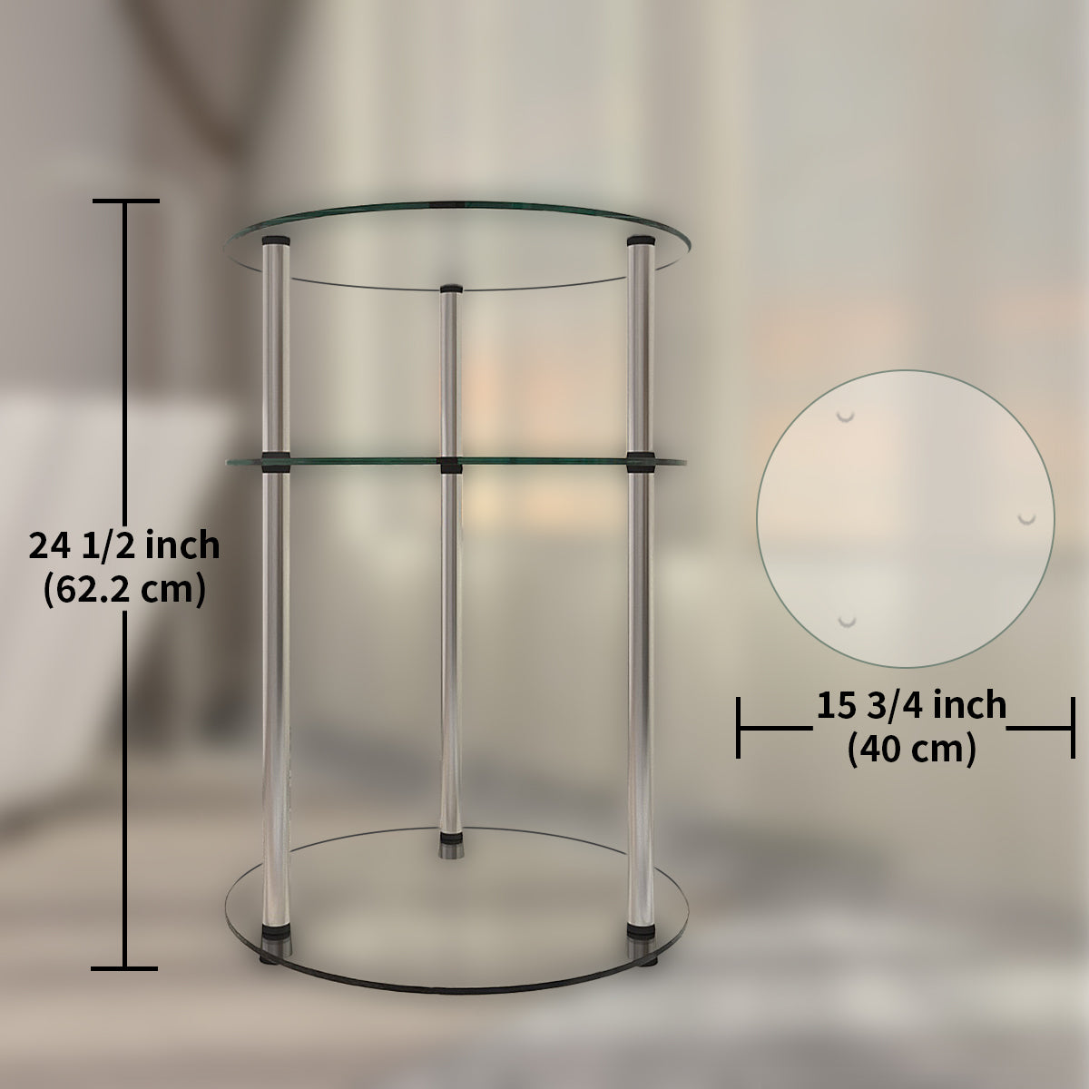 Modern Minimalist Bathroom Glass Shelf - Stylish Multi-Functional Storage Rack