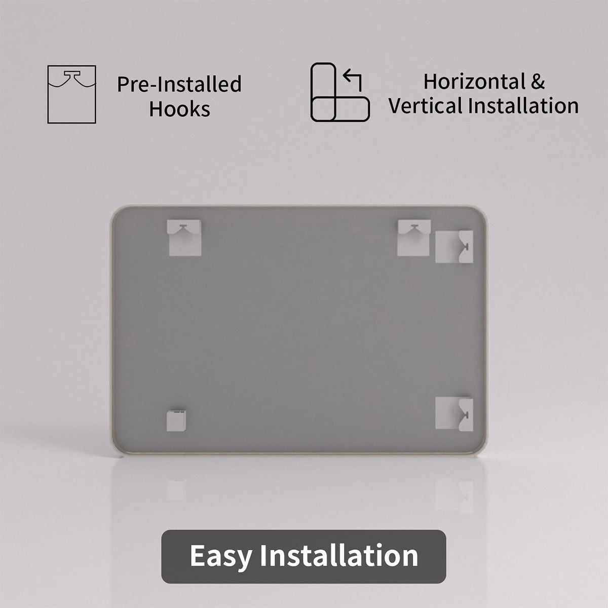 FMNP Taimei 24 in. W x 36 in. H Rectangular Framed Wall Bathroom Vanity Mirror