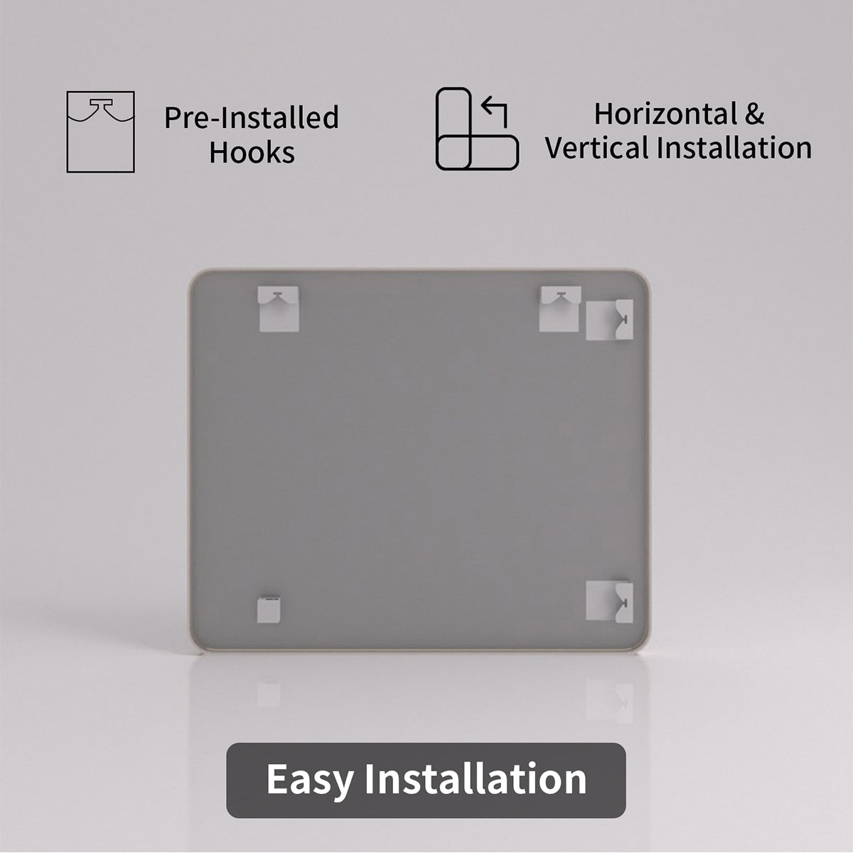 FMNP Taimei 30 in. W x 36 in. H Rectangular Framed Wall Bathroom Vanity Mirror