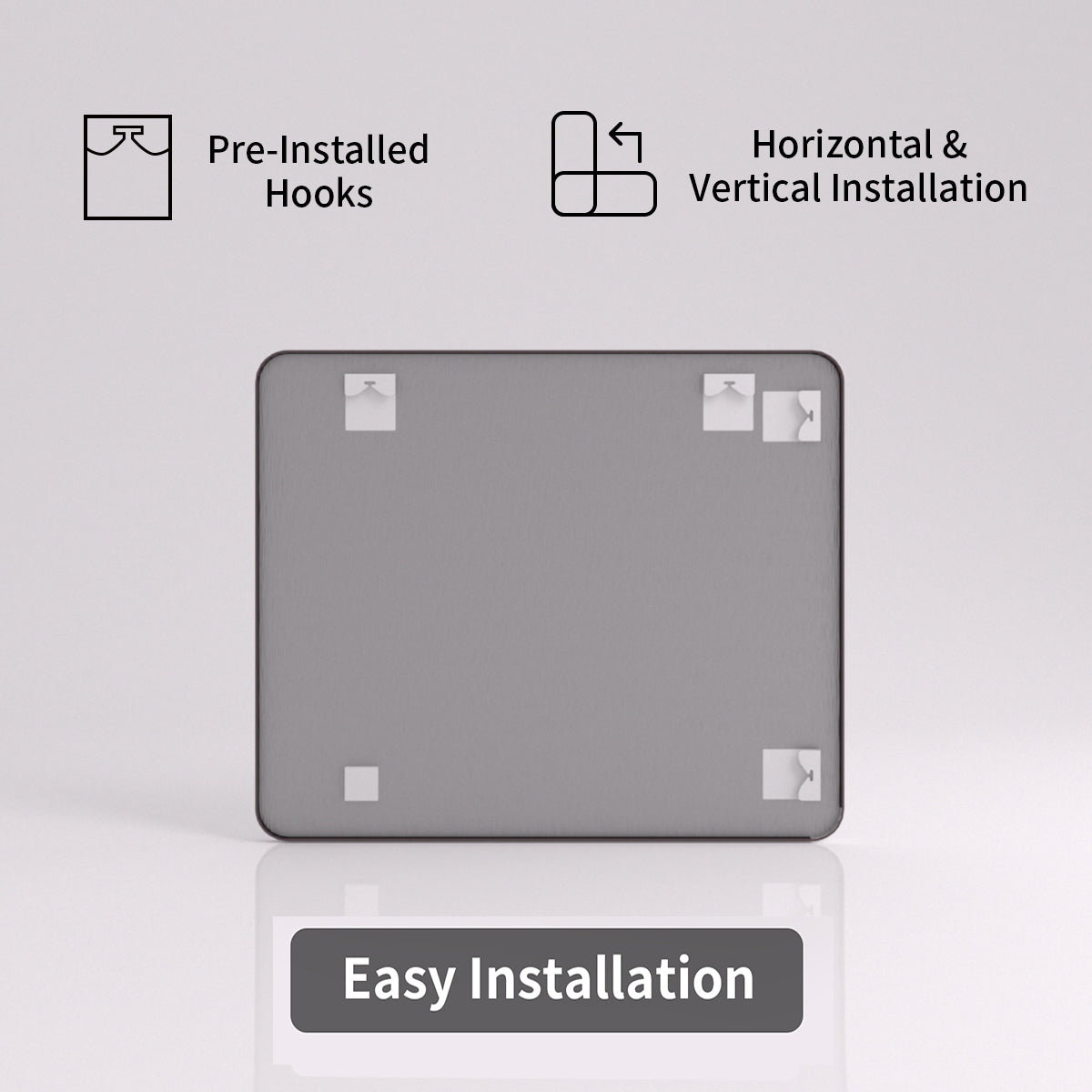 FMNP Taimei 30 in. W x 36 in. H Rectangular Framed Wall Bathroom Vanity Mirror