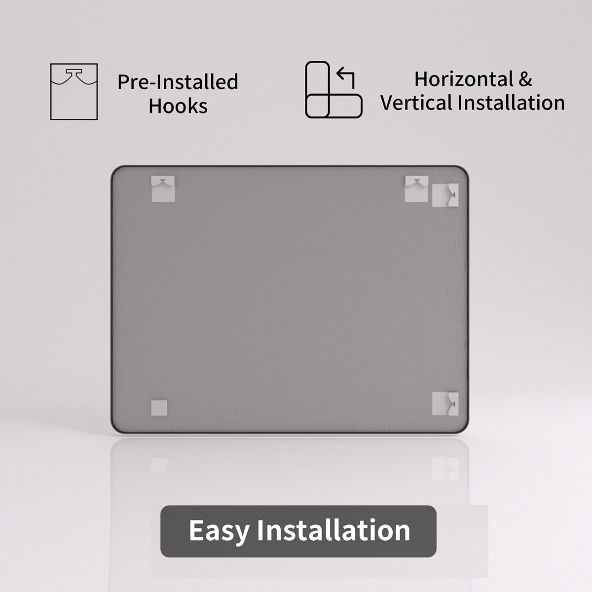 FMNP Taimei 48 in. W x 36 in. H Rectangular Framed Wall Bathroom Vanity Mirror