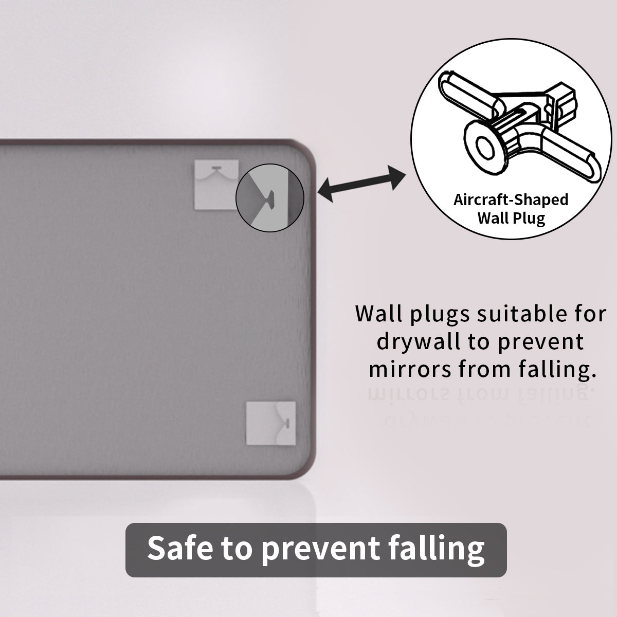 FMNP Taimei 48 in. W x 36 in. H Rectangular Framed Wall Bathroom Vanity Mirror