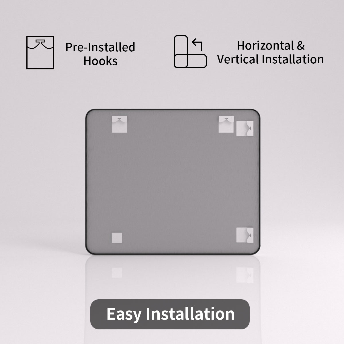 TaiMei 30 in. W x 36 in. H Vertical / Horizontal Rectangular Aluminum Framed Wall Mirror