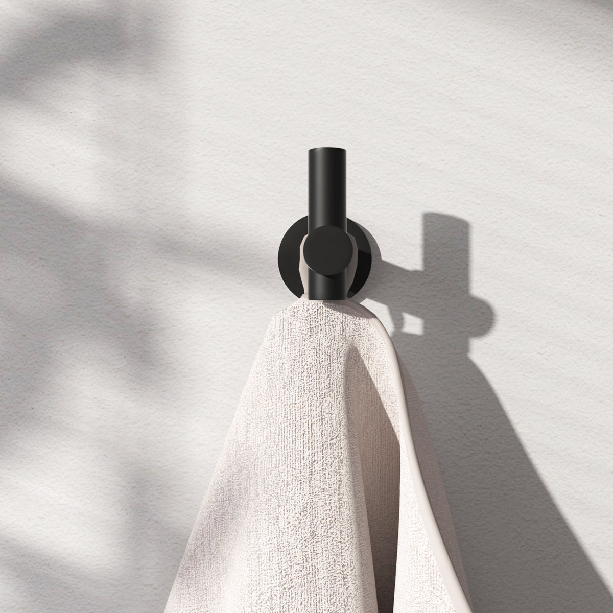 4-Pieces Wall Mounted J-Hook Thicken Space Aluminum Round Bathroom Robe/Towel Hook