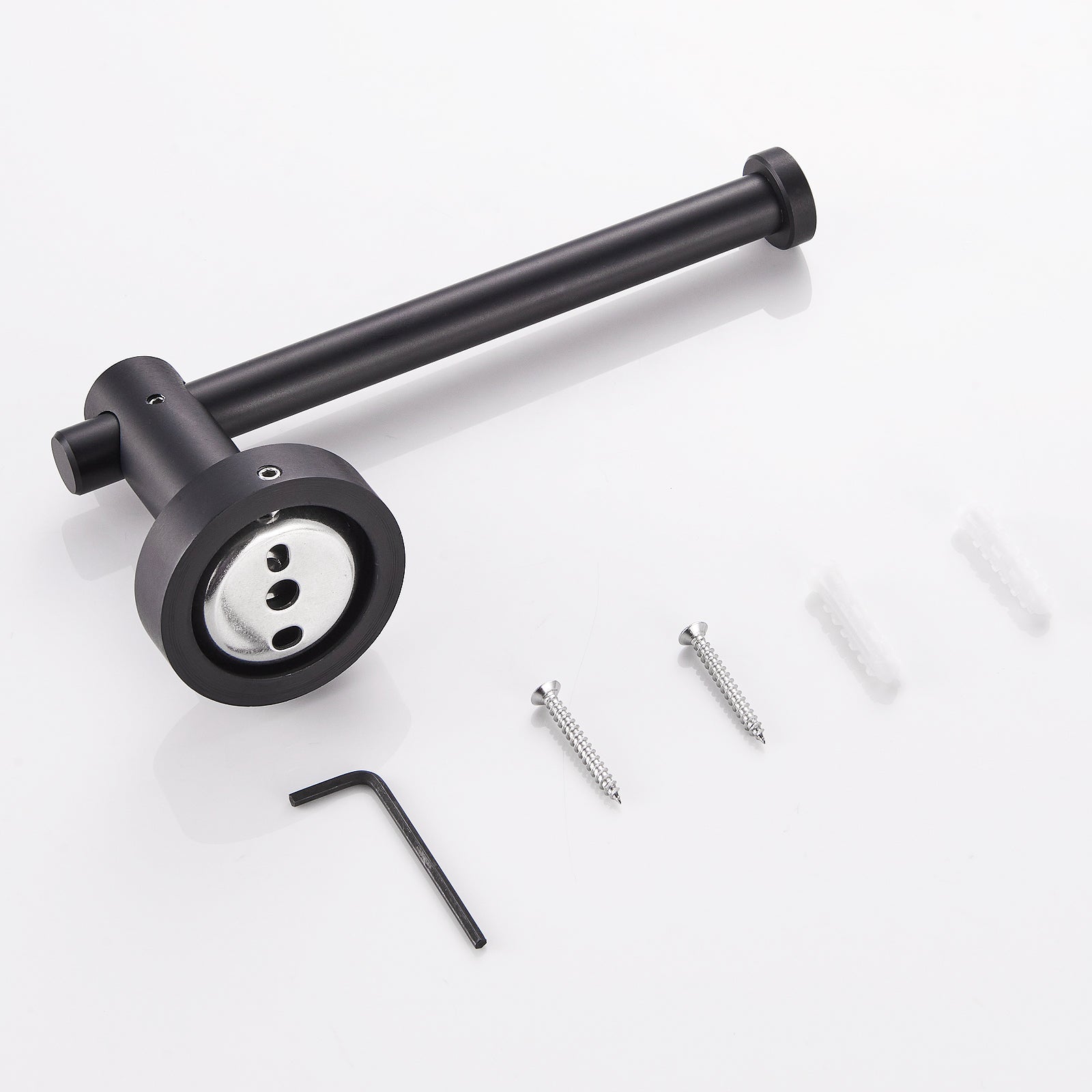 Wall Mounted Thicken Space Aluminum Single Post Toilet Paper Holder Bath Hardware Accessory