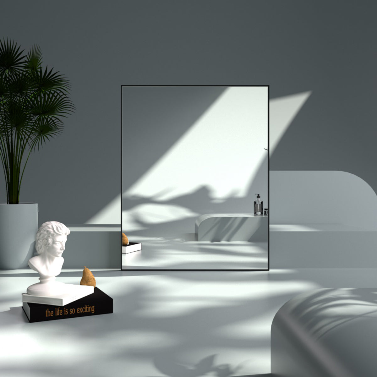 Tydex 24 in. W x 30 in. H Rectangular Framed Wall Bathroom Vanity Mirror