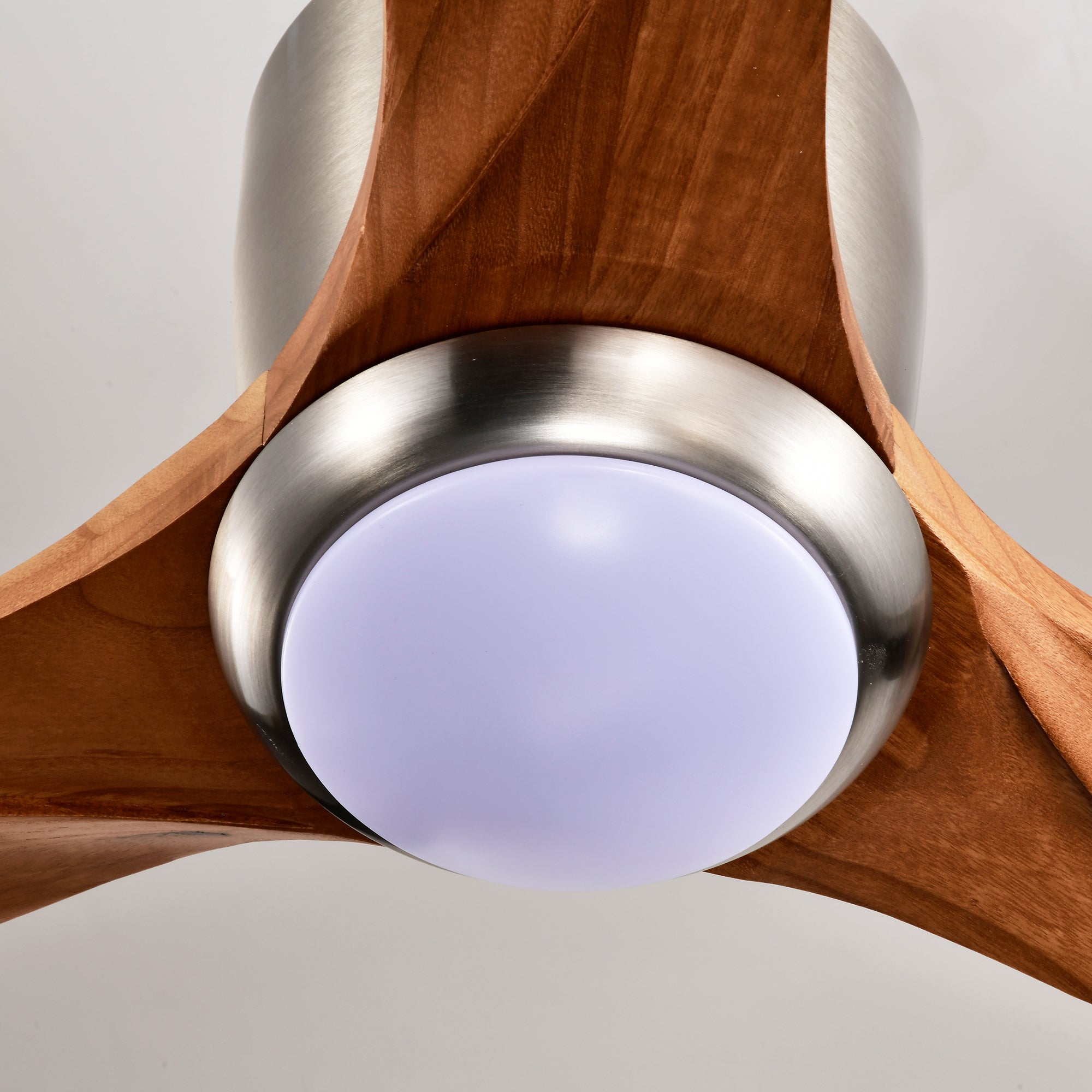 52 in. Indoor Downrod Mount Crystal Chandelier Ceiling Fan with Remote Control