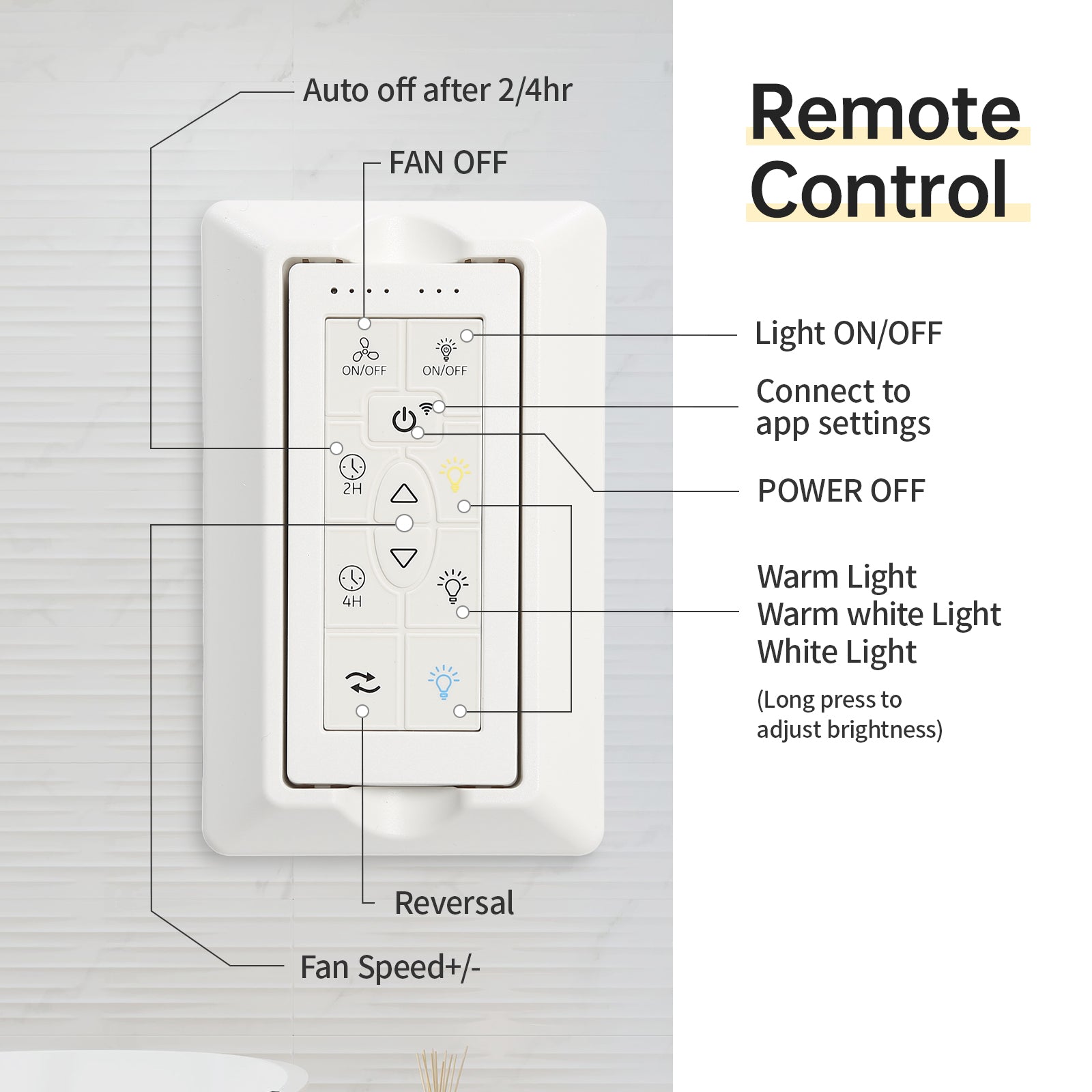 52 in. 5-Blade Indoor Farmhouse Ceiling Fan with Remote Control