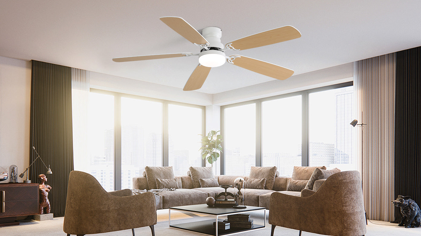 52 in. Indoor Reversible AC Motor Crystal Chandelier Ceiling Fan with Light and Remote Control