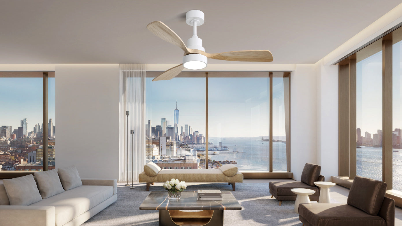 52 in. 5-Blade Indoor Farmhouse Ceiling Fan with Remote Control