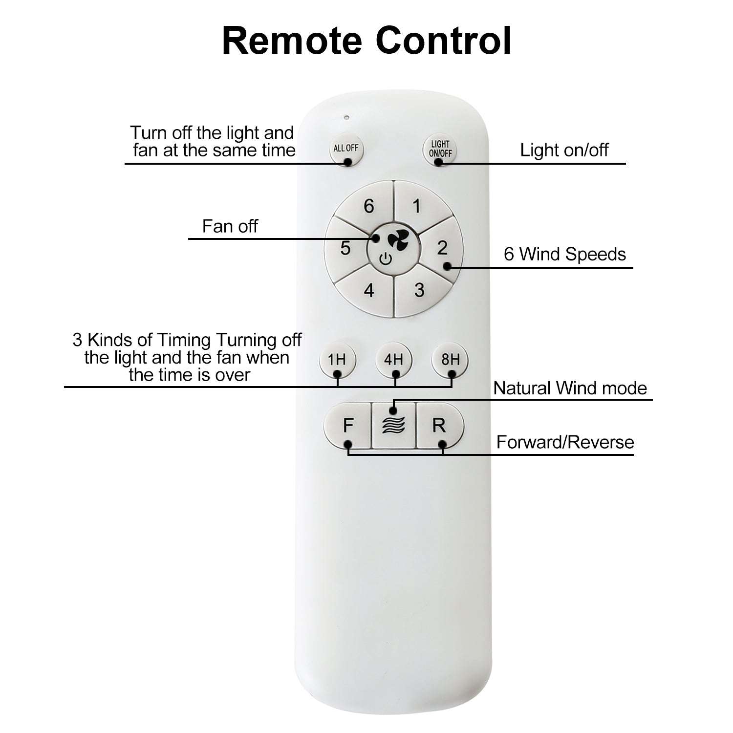 52 in. Indoor Reversible AC Motor Crystal Chandelier Ceiling Fan with Light and Remote Control