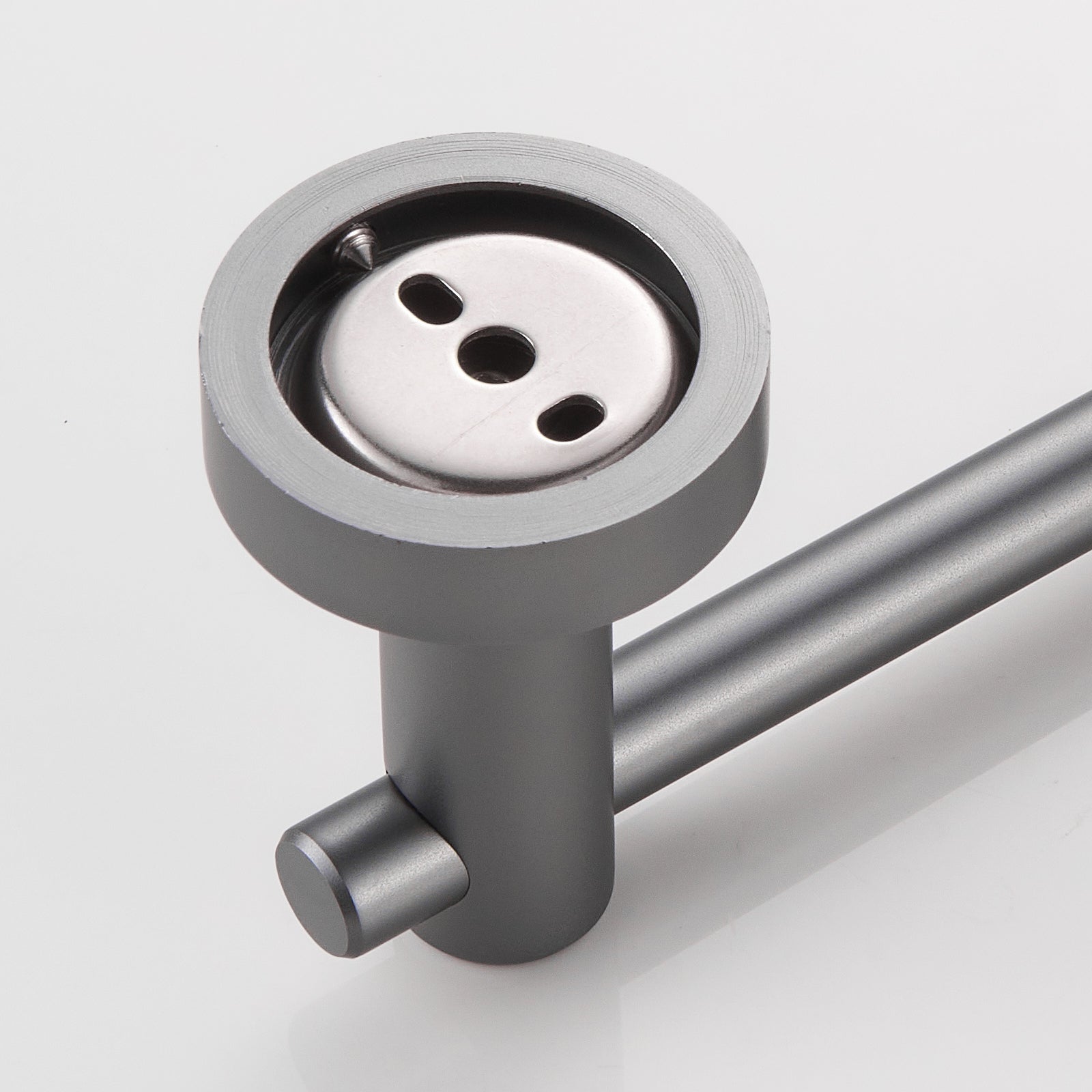 Wall Mounted Thicken Space Aluminum Single Post Toilet Paper Holder Bath Hardware Accessory