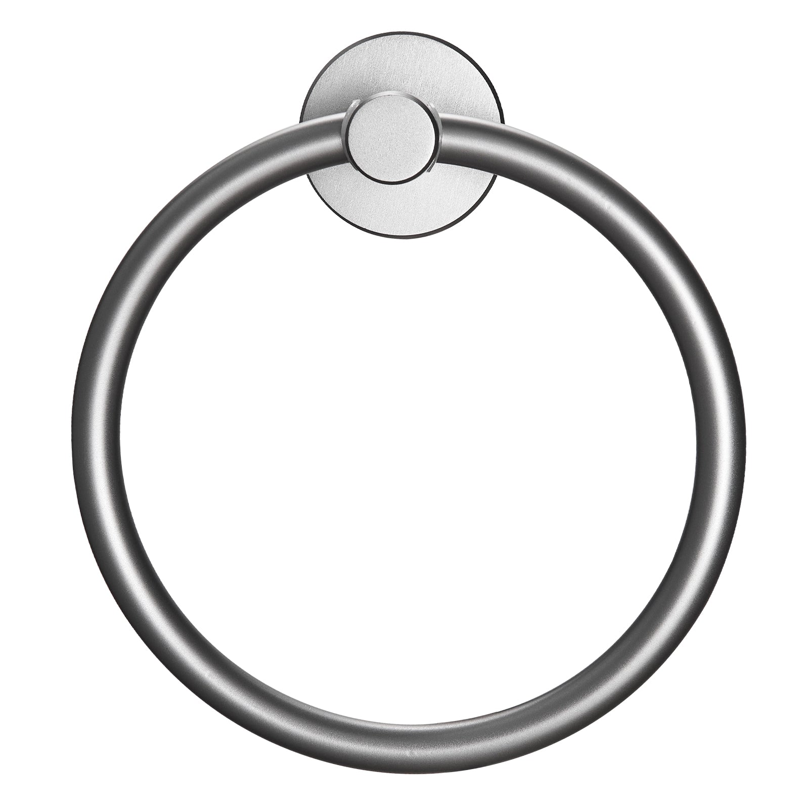 Wall Mounted Round Closed Thicken Space Aluminum Towel Ring Bath Hardware Accessory