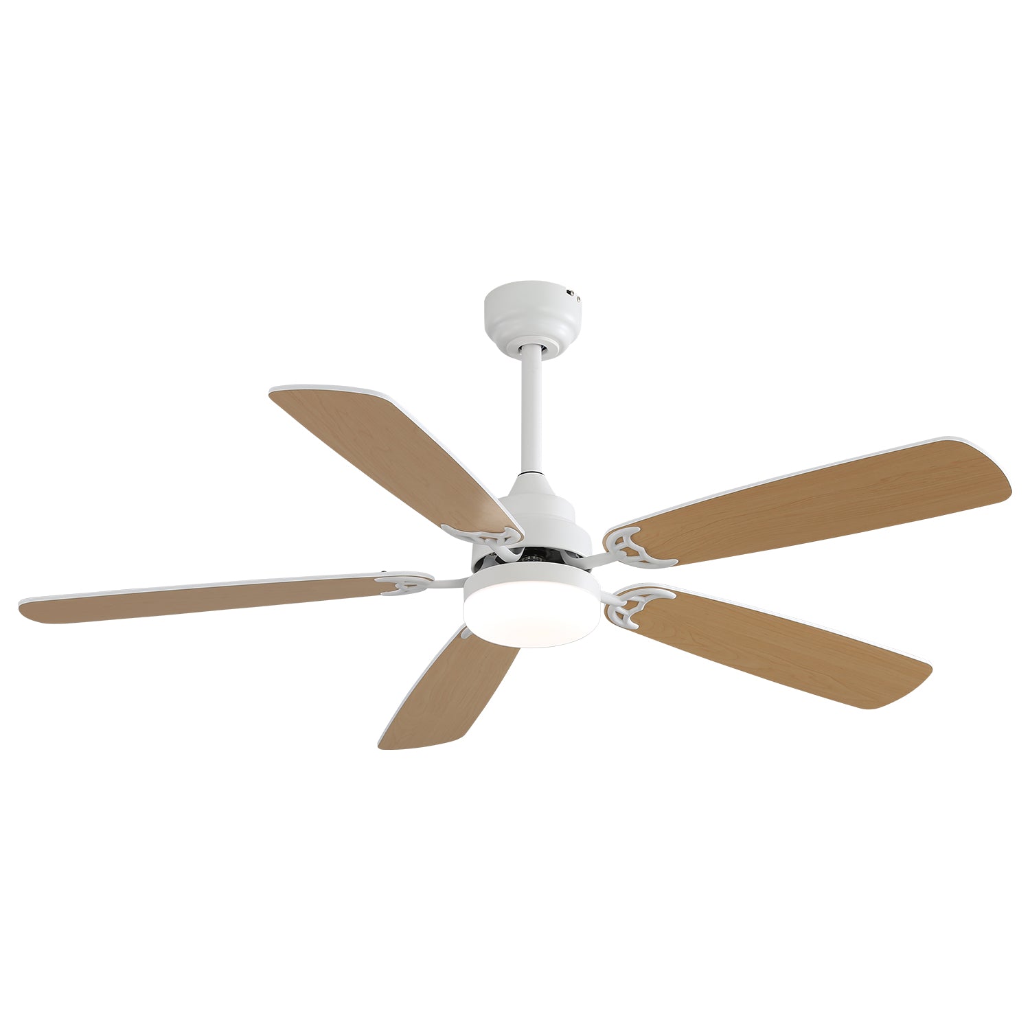 52 in. Indoor Reversible AC Motor Crystal Chandelier Ceiling Fan with Light and Remote Control