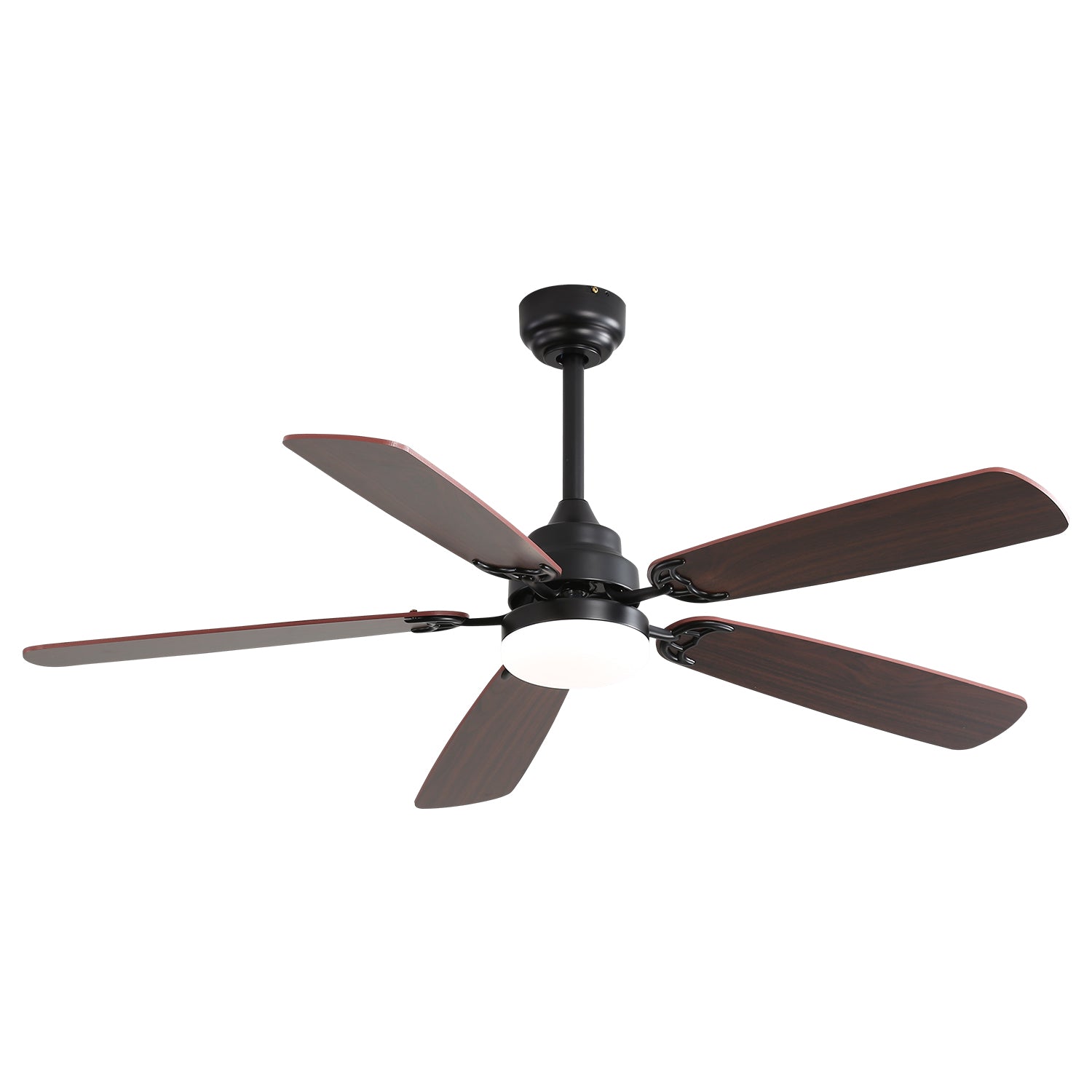 52 in. Indoor Reversible AC Motor Crystal Chandelier Ceiling Fan with Light and Remote Control