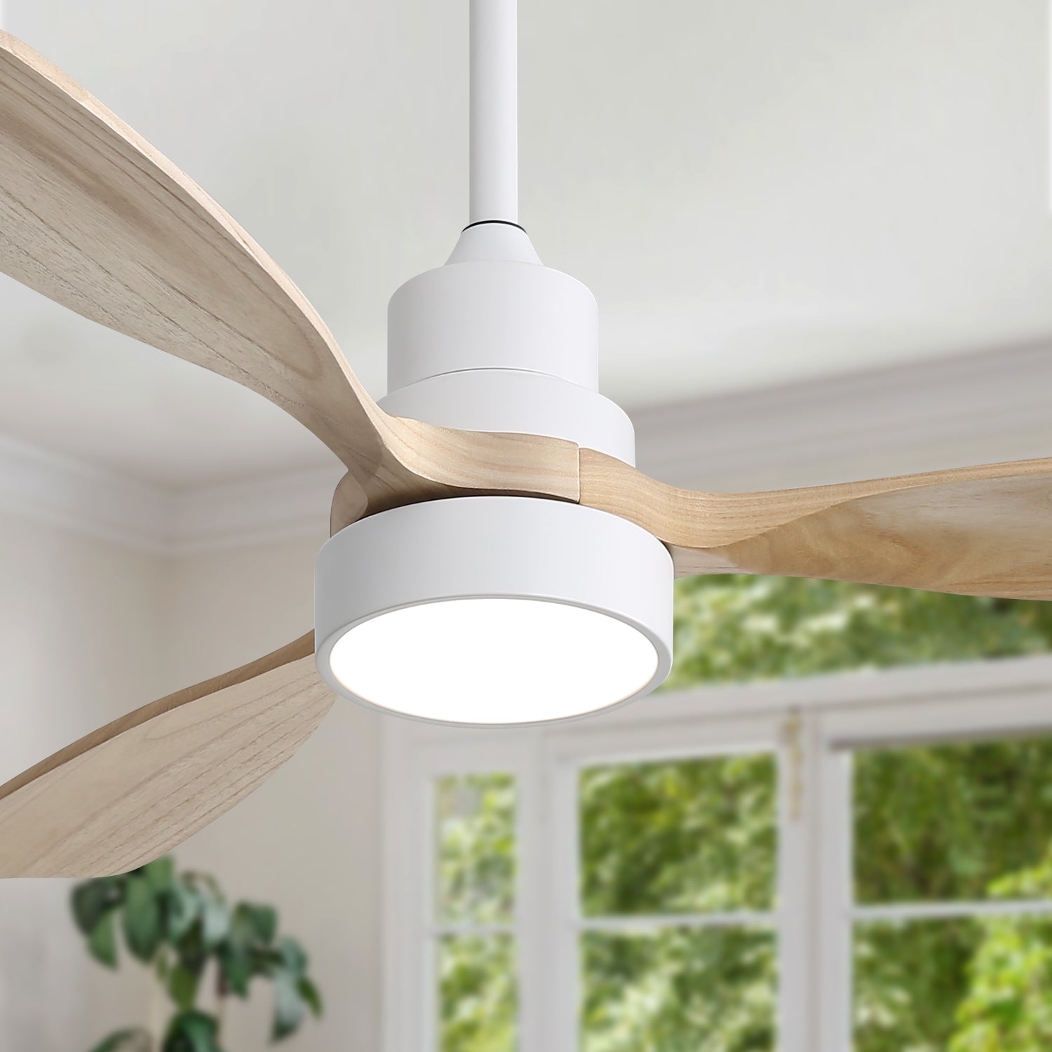 52 in. 5-Blade Indoor Farmhouse Ceiling Fan with Remote Control